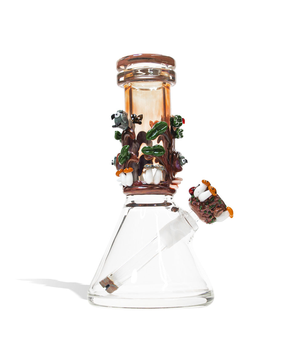 Empire Glassworks Renew the Redwood Baby Beaker on white background