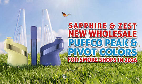 Zafiro y Piel de Limón: Nuevos colores al por mayor para Puffco Peak y Pivot para estancos en 2026
