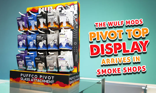 Das Wulf Mods Pivot Top Display ist jetzt in Raucherläden erhältlich