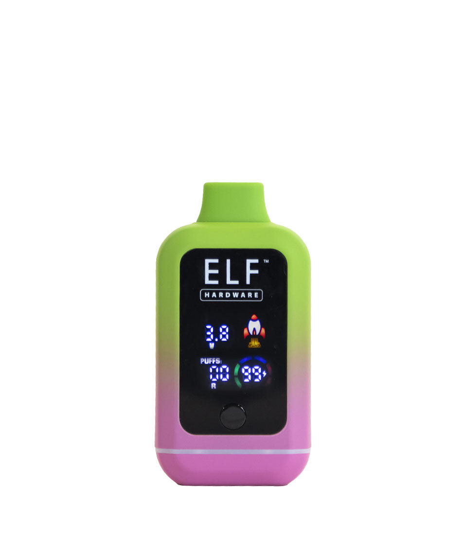 Green Elf Hardware CannDual Extreme Variable Voltage Battery 10pk Front View on White Background