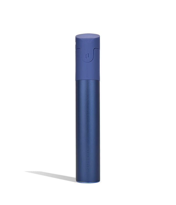 Sapphire Puffco Pivot Mobile Vaporizer back view on white background