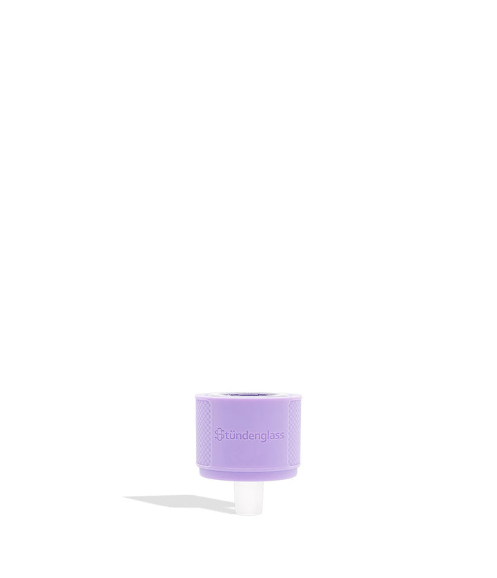 Violet Purple Stündenglass Gravity Infuser dry herb bowl on white background