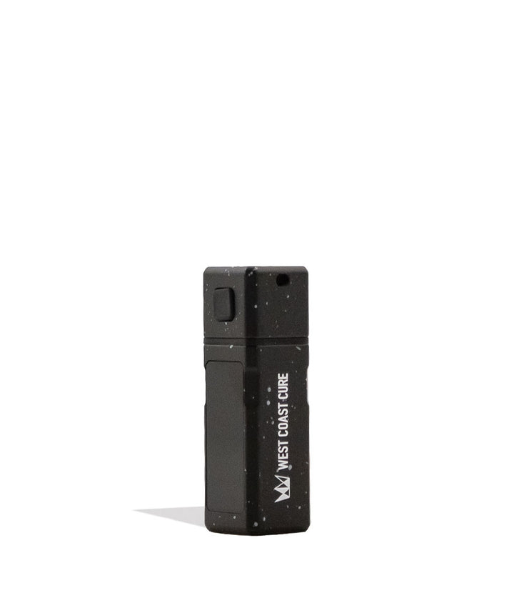 Black White Spatter West Coast Cure Grid Variable Voltage Battery 12pk Side View on White Background