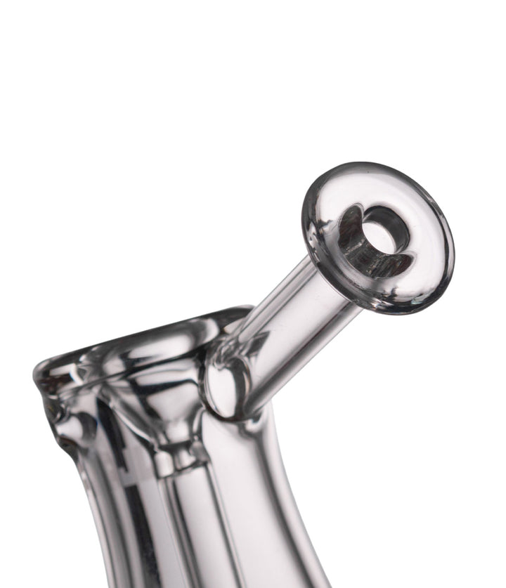 Clear Wulf Mods Rook Bubbler 6pk Closeup 3 View on White Background