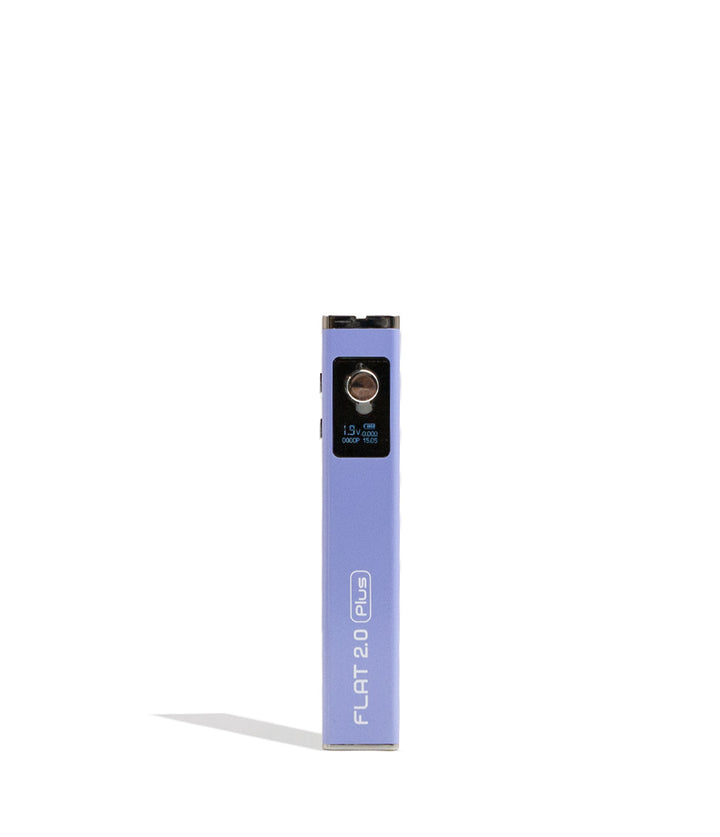 Purple Yocan Flat Plus 2.0 Variable Voltage Battery 12pk Front View on White Background