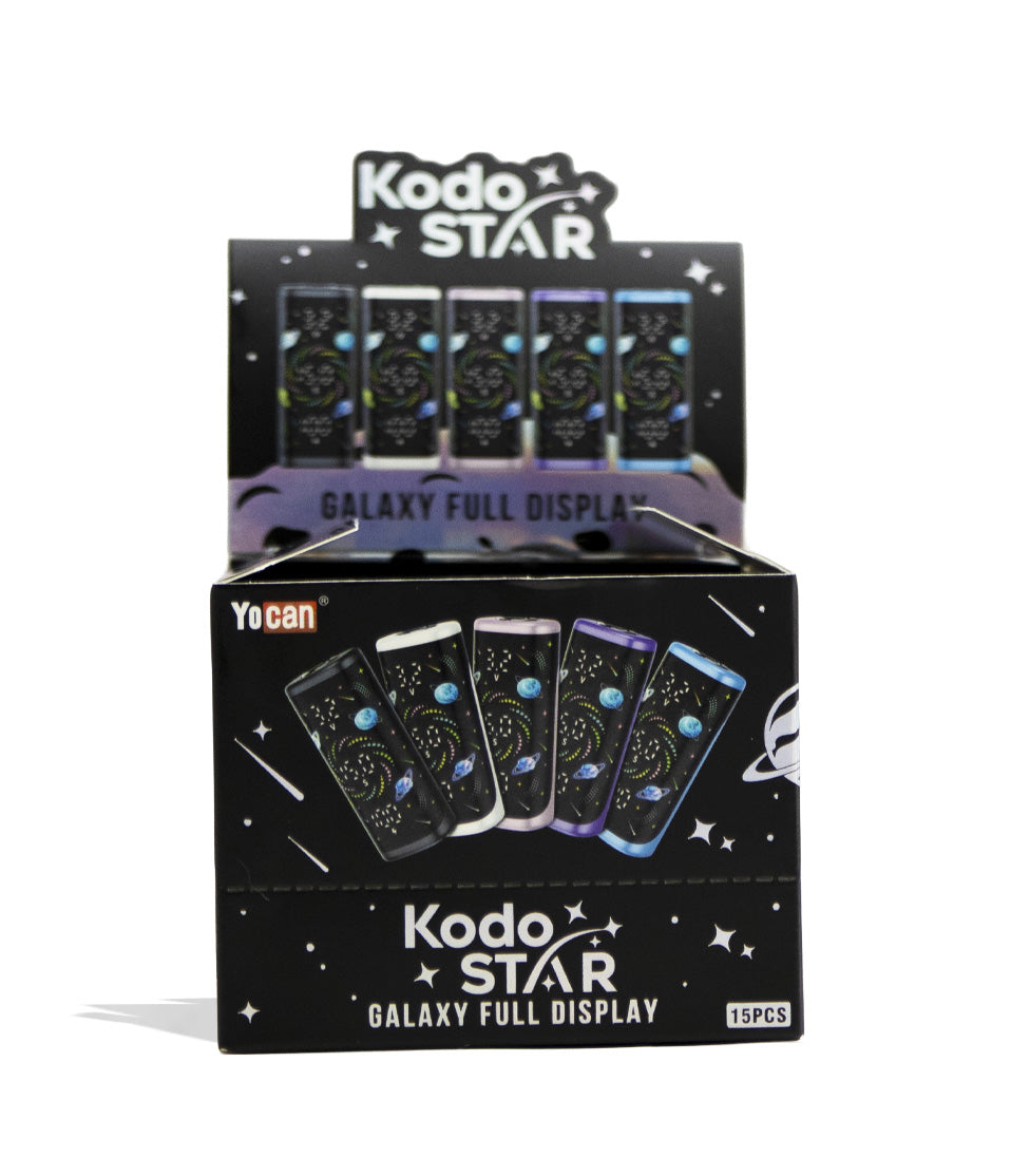 Yocan Kodo Star Variable Voltage Battery 15pk Front View on White Background
